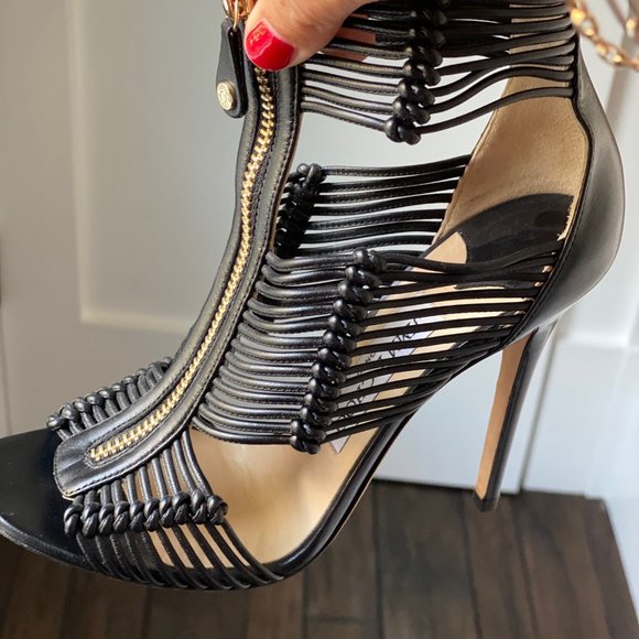 Jimmy Choo Cage Heels - Picture 2 of 6